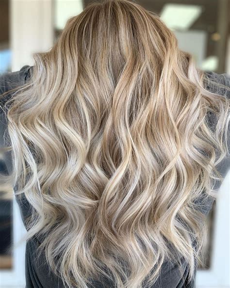 balayage blonde long|blonde hair with lowlights balayage.